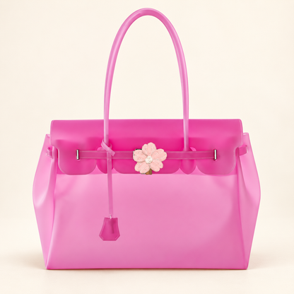 Celestia Lightweight Jelly Tote Bag — Lavender