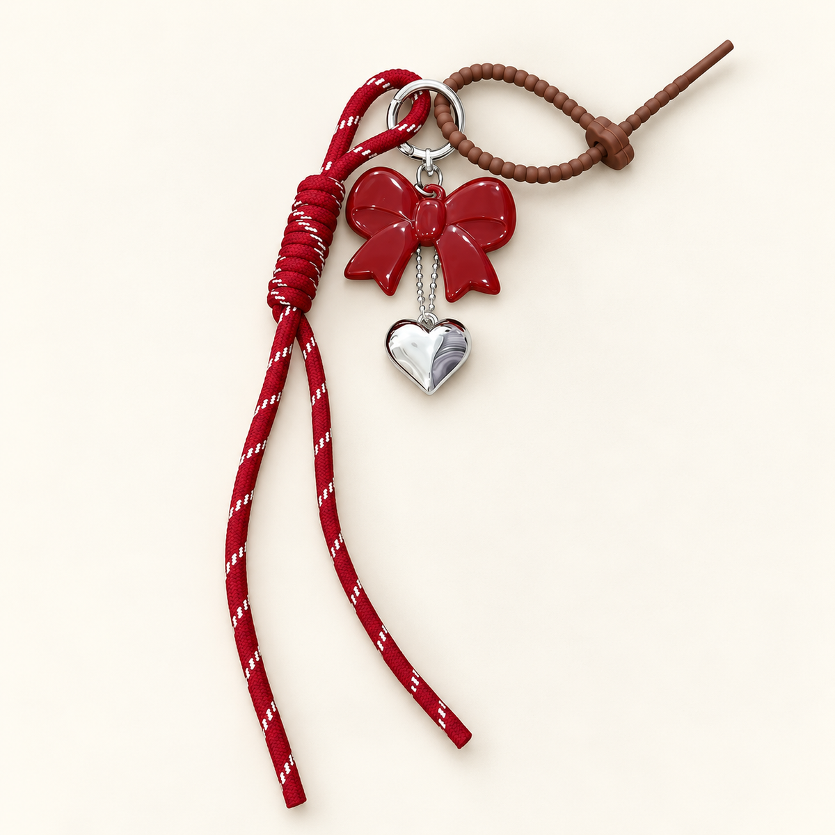 ChocoAmour Heart Bag Charm — Widebow